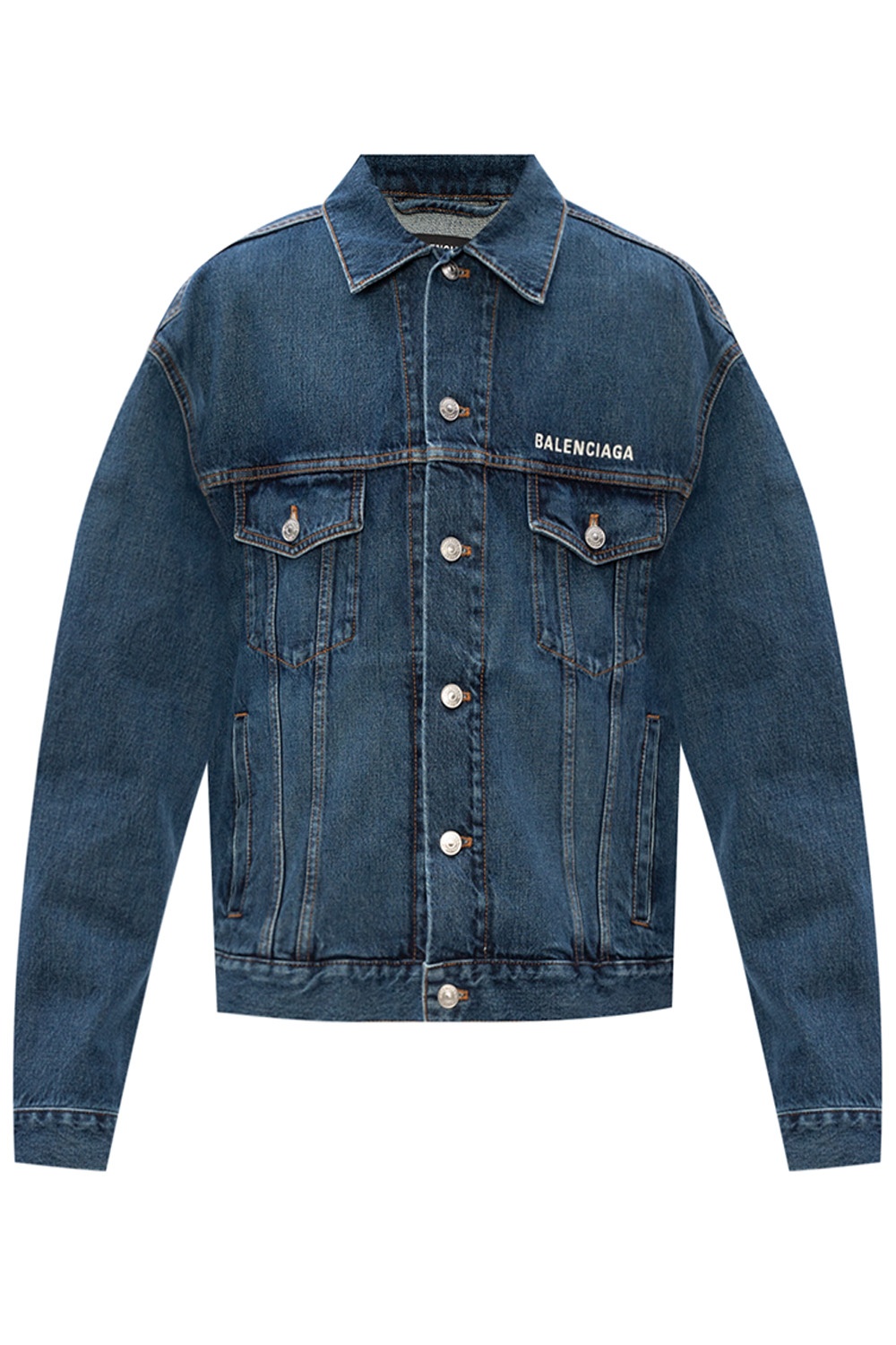 Balenciaga Denim jacket with logo